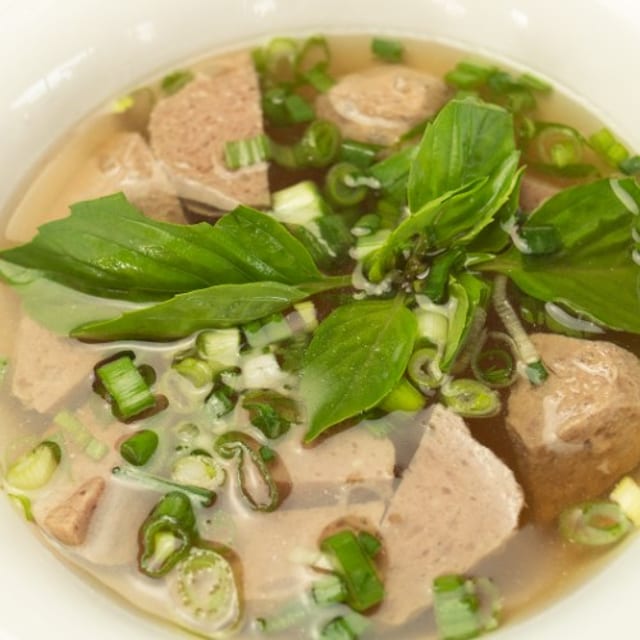 Beef Ball Soup.