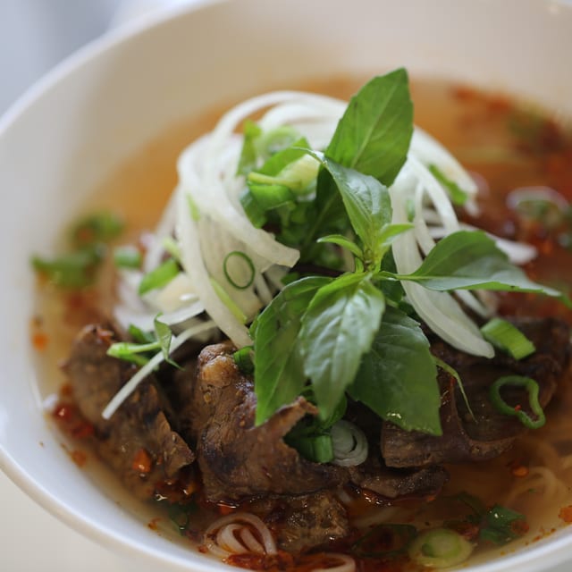Spicy Grilled Beef Pho.