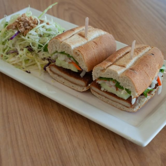 Vietnamese Chicken Po'boy Banh Mi.