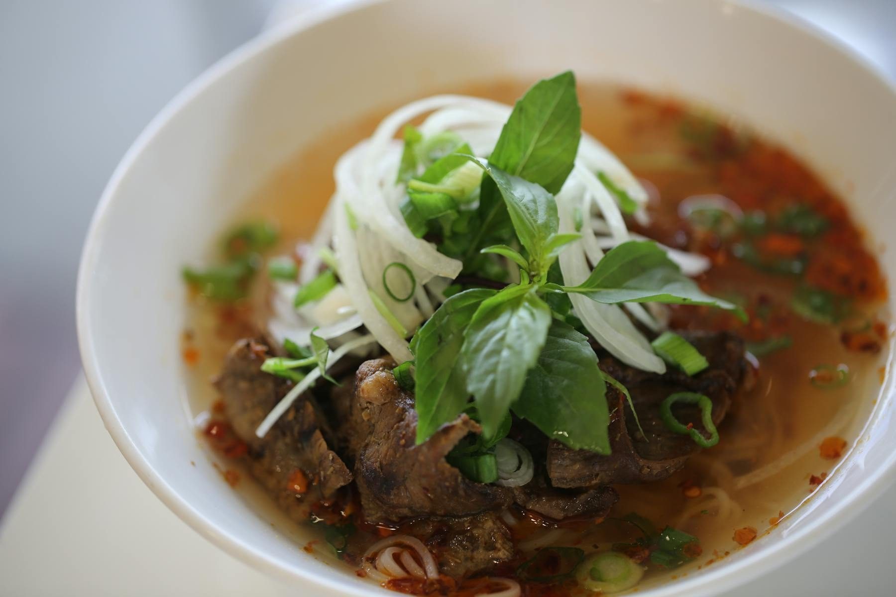 Spicy Grilled Beef Pho.