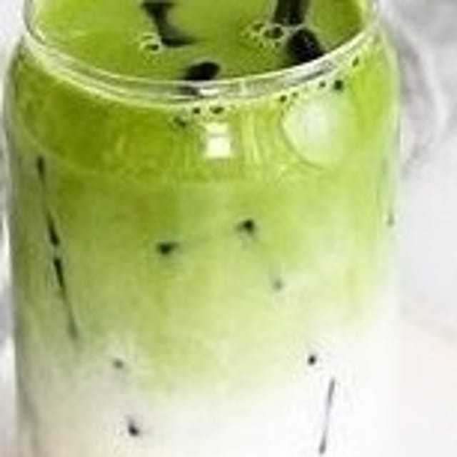 Iced Matcha Latte.