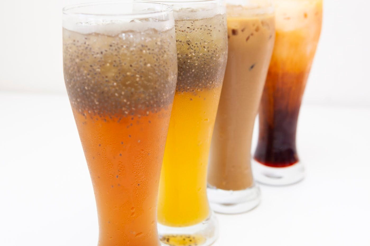 Iced Chia Passion Fruit Tea.