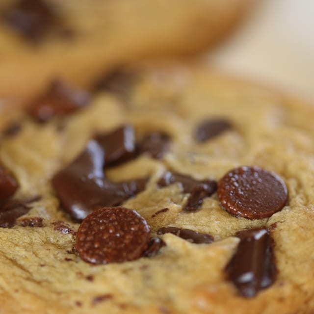 Decadent Triple Chocolate Chips Cookie.