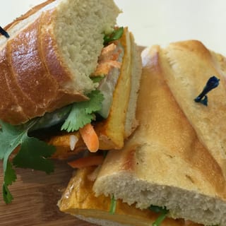 Grilled Organic Tofu Banh Mi