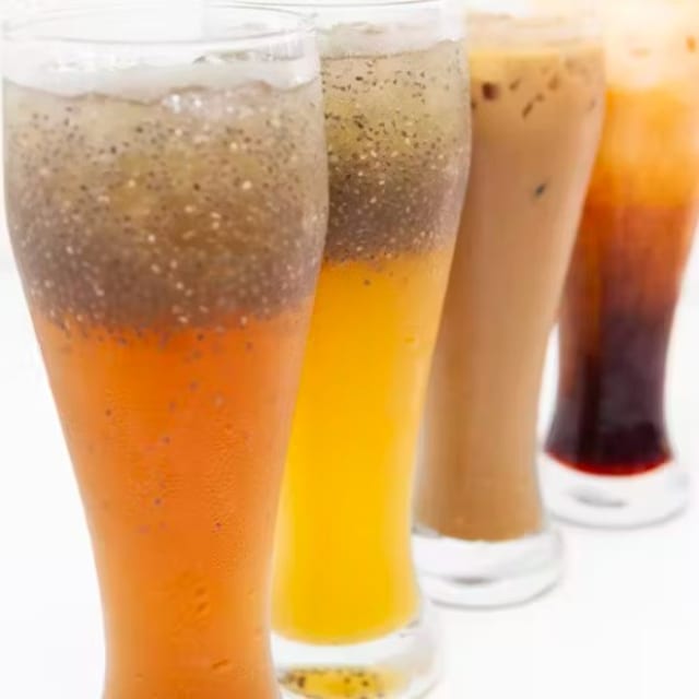 Iced Chia Passion Fruit Tea.