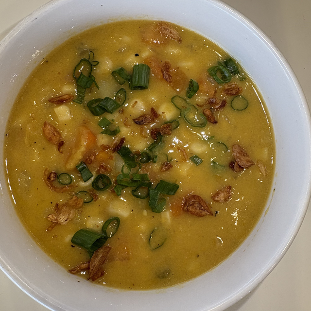 Coconut Corn & Vegetable Chowder (Vegan, Gluten-Free).
