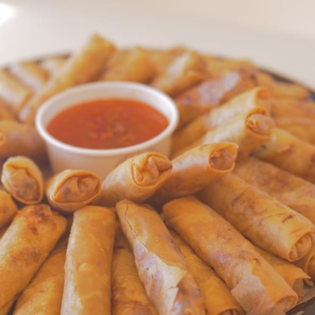 Vegetarian Egg Rolls (15 piece).